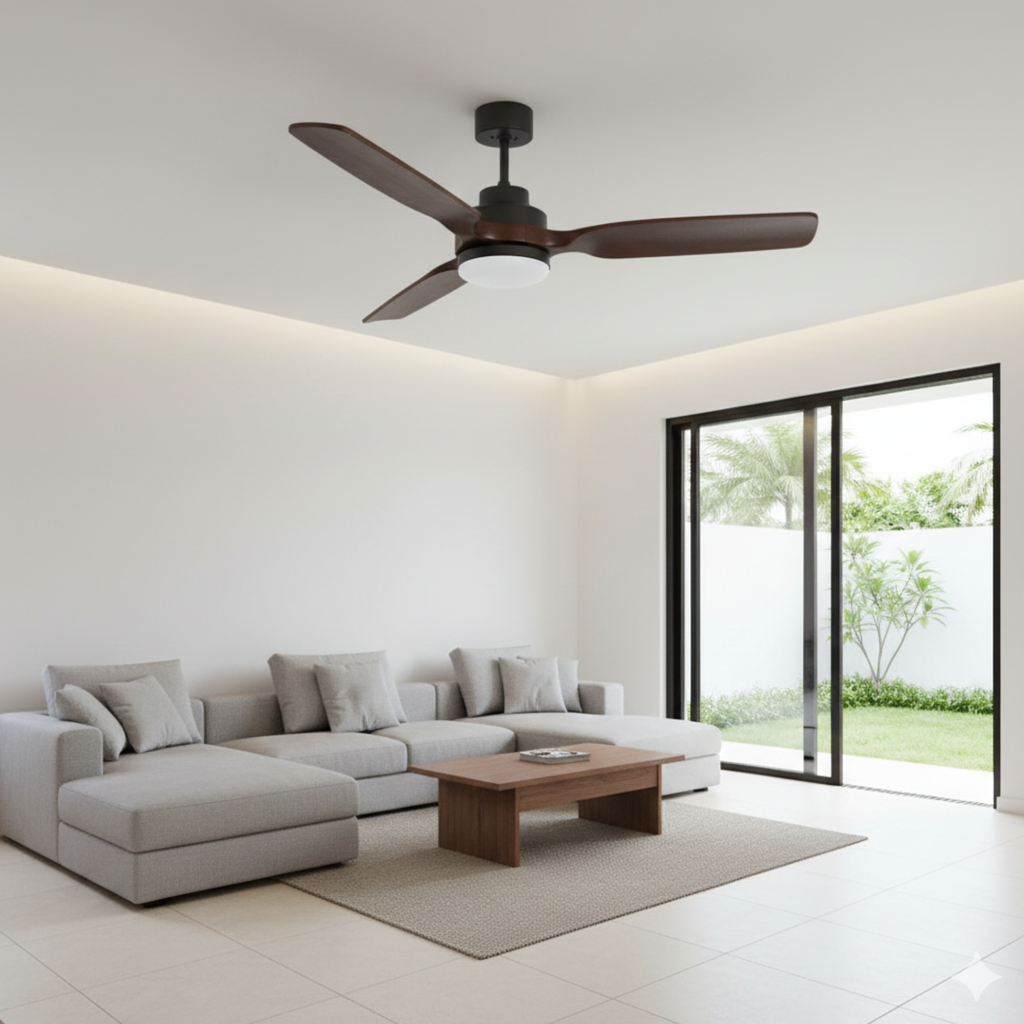 Ceiling Fan with Light - 56" Logan