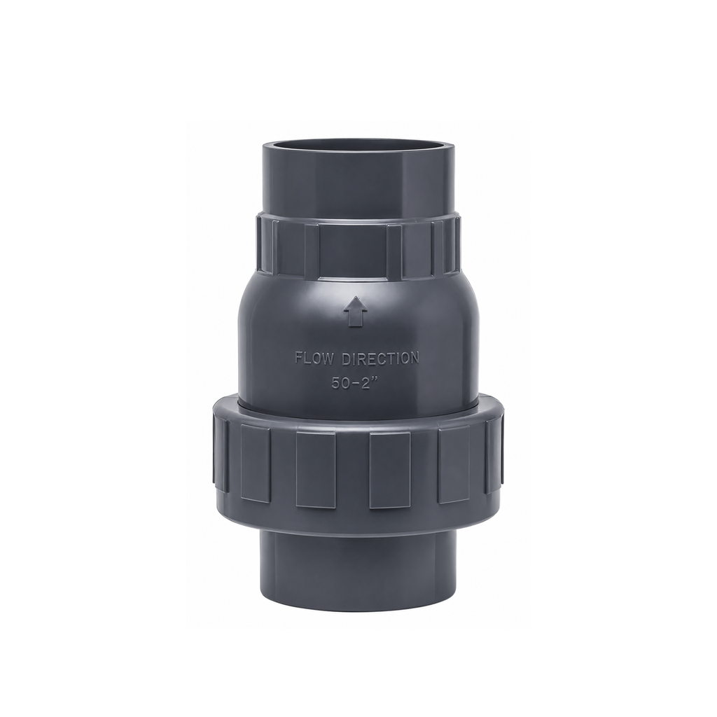 Single Union PVC Ball Check Valve 